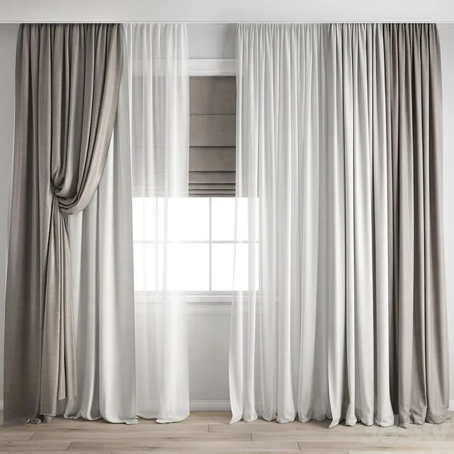 Curtain 428 3D Model