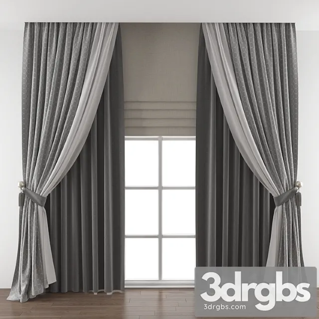 Curtain 428 3D Model Free