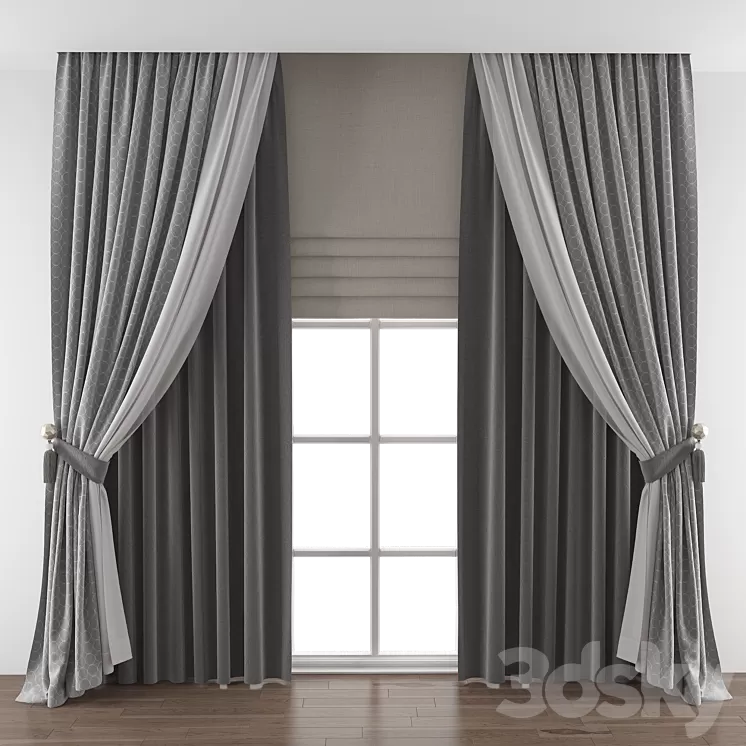 Curtain 428 3D Model