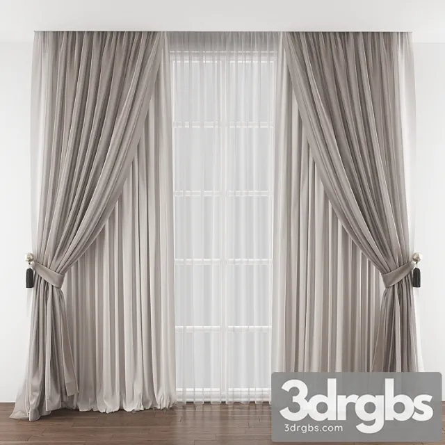 Curtain 429 2 3D Model Free