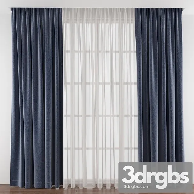 Curtain 436 3D Model Free