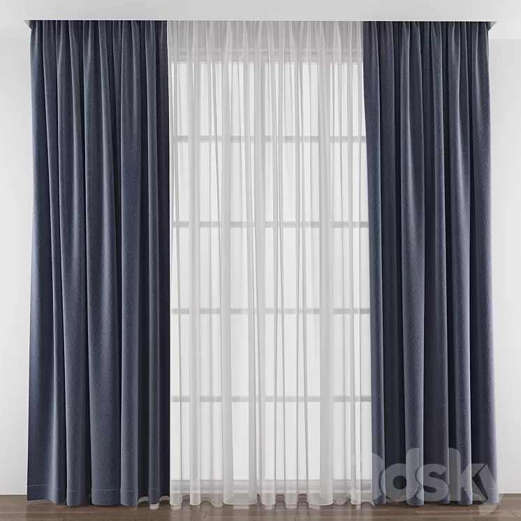 Curtain 436 3D Model