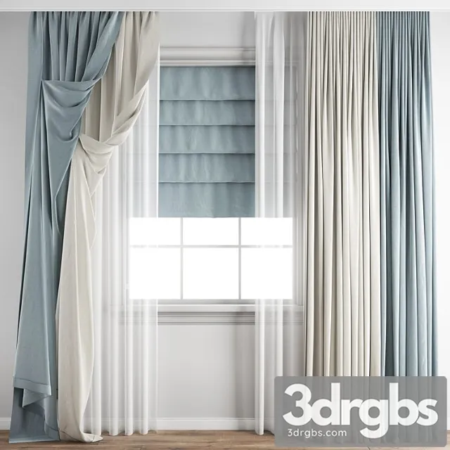 Curtain 438 3D Model Free