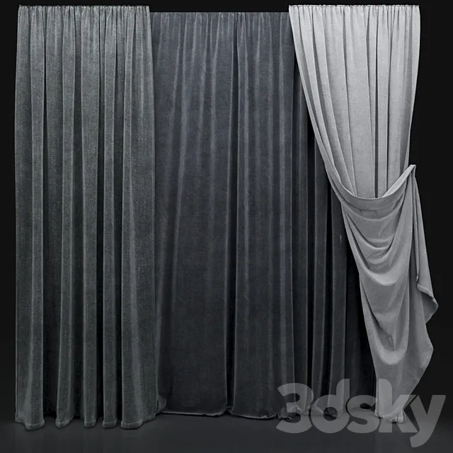 Curtain 444 3DModel