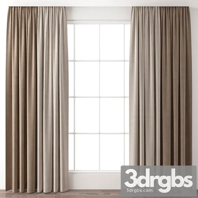 Curtain 447 3D Model Free