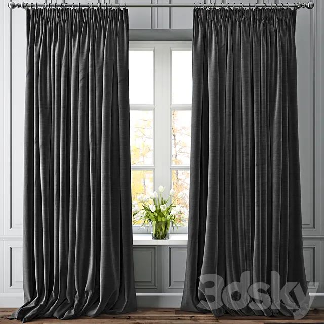 Curtain 45 3DModel