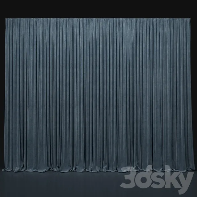Curtain 458 3D Model