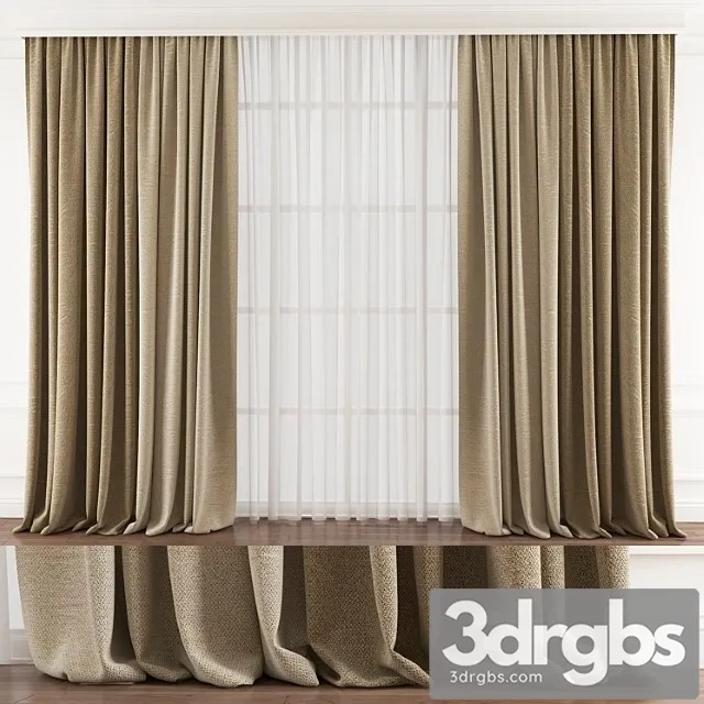 Curtain 461 3D Model Free