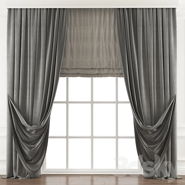 Curtain 467 3D Model