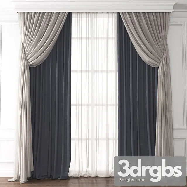 Curtain 480 1 3D Model Free