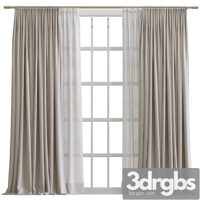 Curtain 481 3 3D Model Free