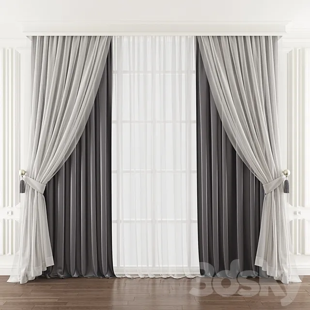 Curtain 498 3D Model