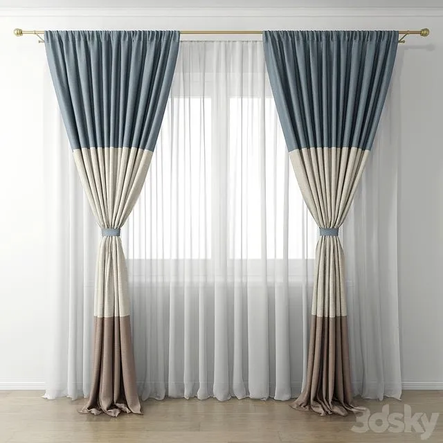 Curtain 50 3D Model