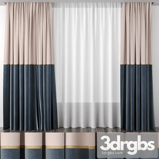Curtain 50 3D Model Free