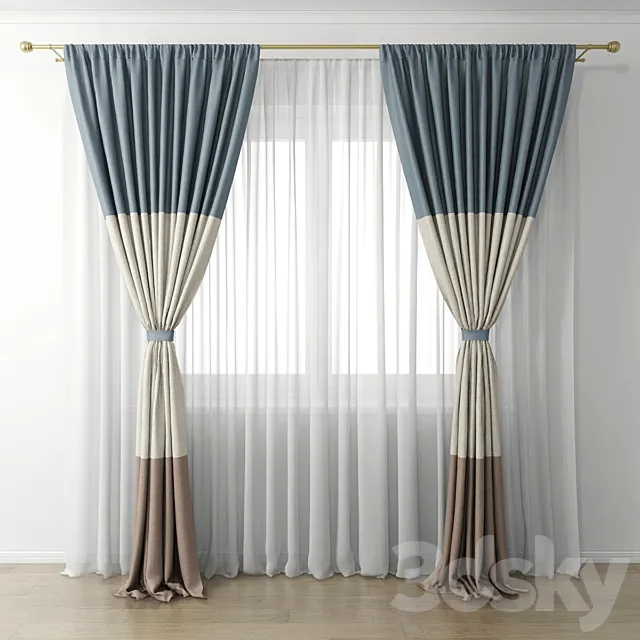 Curtain 50 3D Model