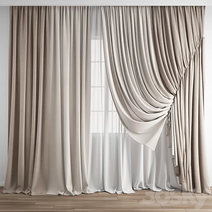 Curtain 507 3D Model