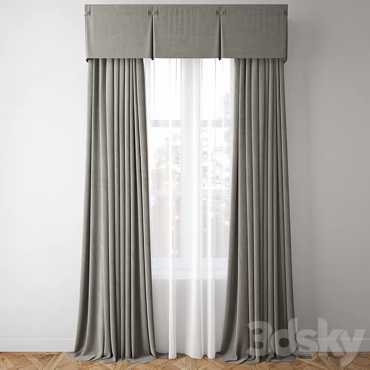 Curtain 51 3D Model