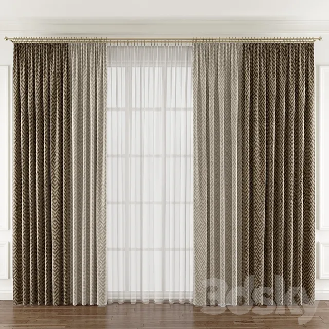 Curtain 514 3D Model