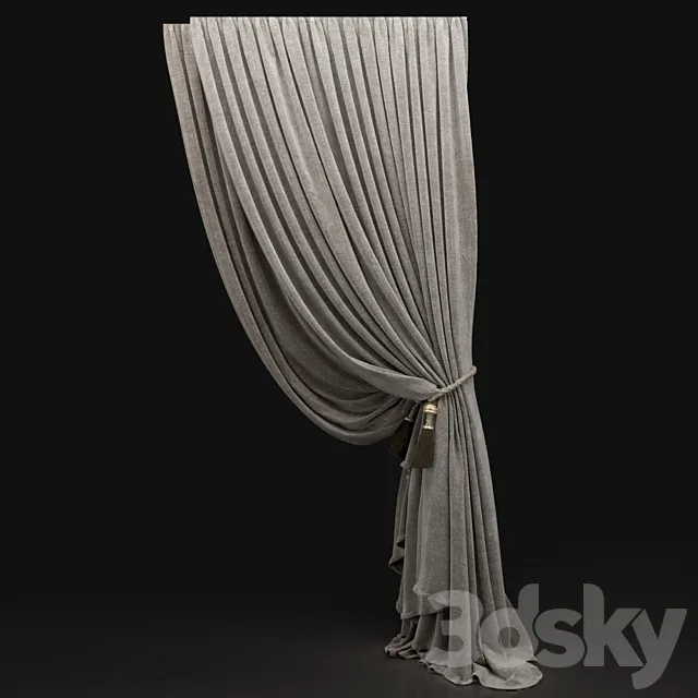 Curtain 518 3D Model