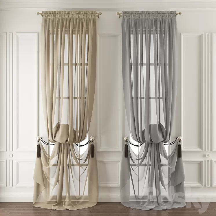 Curtain 518 3D Model