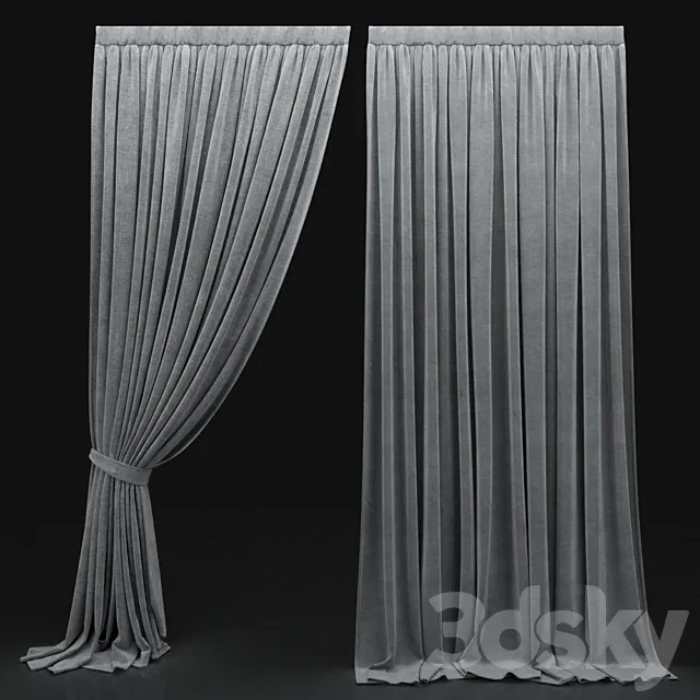 Curtain 519 3D Model