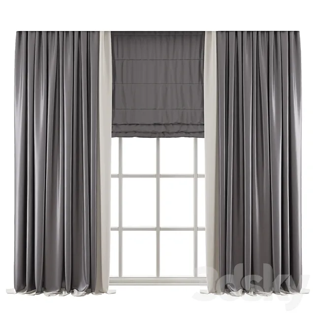 Curtain 522 3D Model