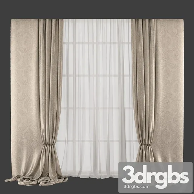 Curtain 523 3D Model Free