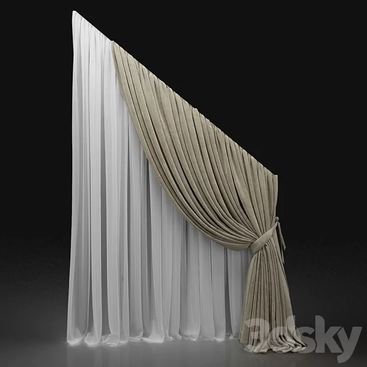 Curtain 538 3D Model