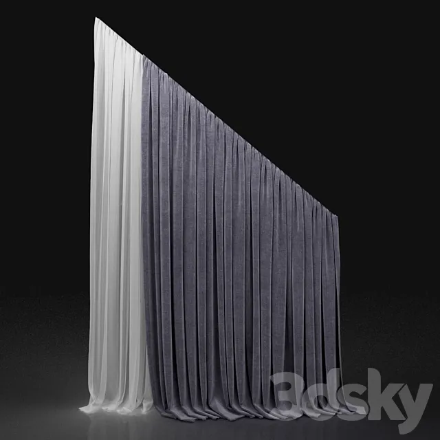 Curtain 539 3D Model