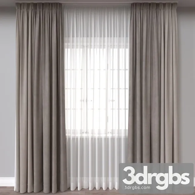 Curtain 547 2 3D Model Free