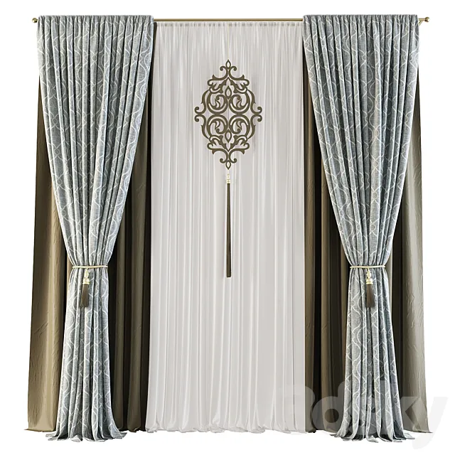 Curtain 548 3D Model