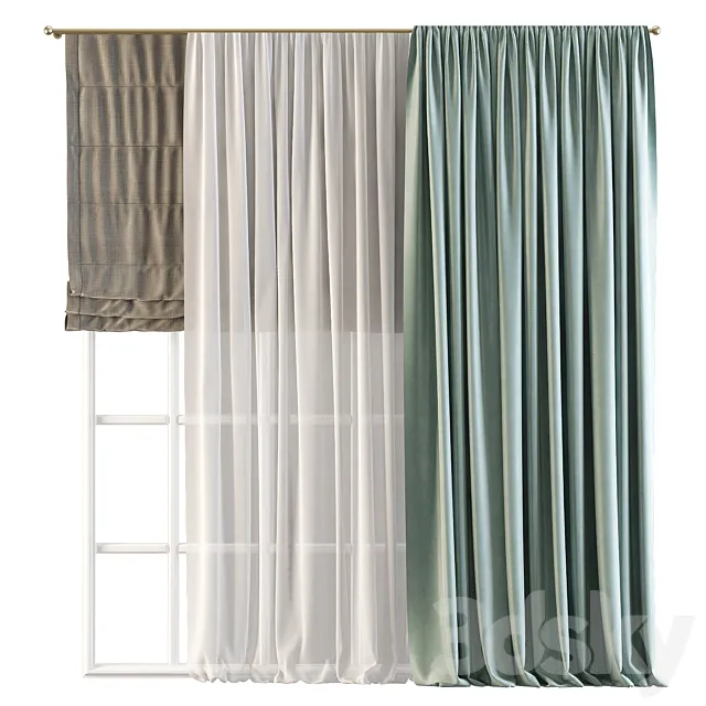 Curtain 558 3DModel