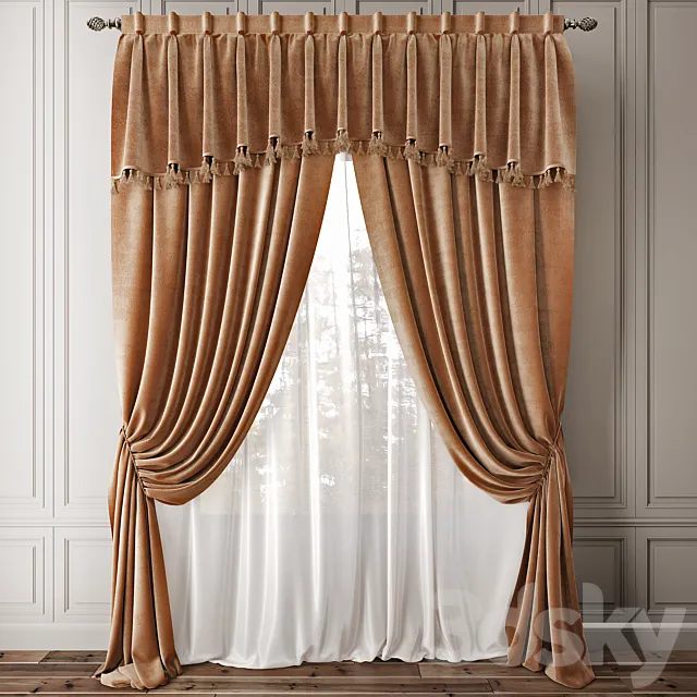 Curtain 56 3D Model