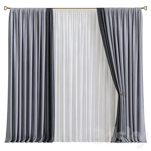 Curtain 581 3D Model