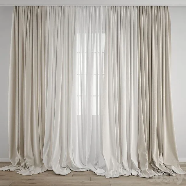 Curtain 585 3D Model
