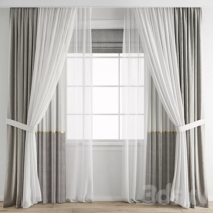 Curtain 588 3D Model
