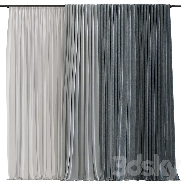 Curtain #589 3D Model