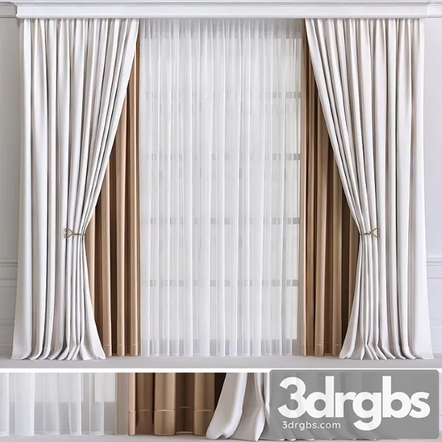 Curtain 589 3D Model Free