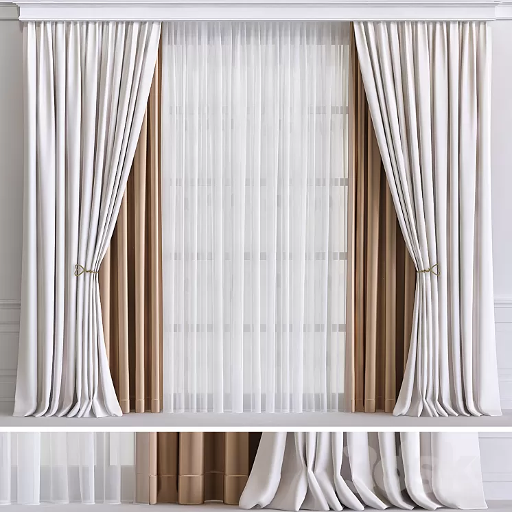 Curtain 589 3D Model
