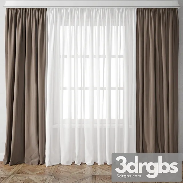Curtain 59 3D Model Free