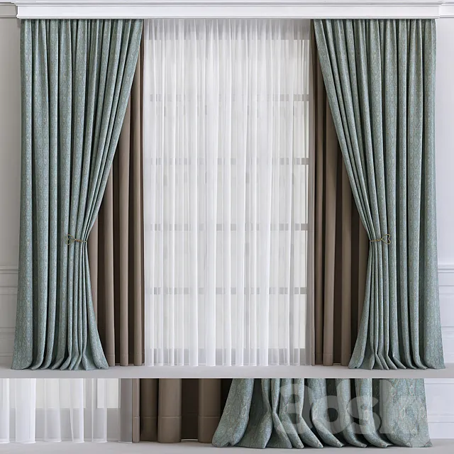 Curtain 590 3D Model