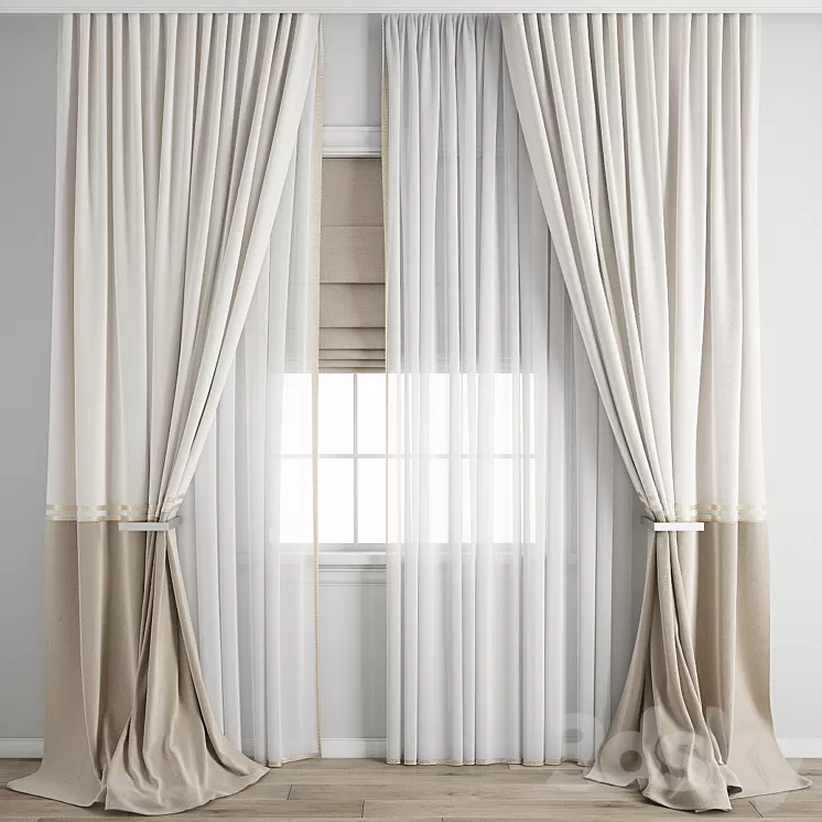 Curtain 590 3D Model