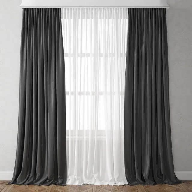 Curtain 60 3D Model