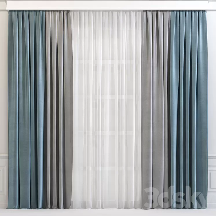 Curtain 602 3D Model