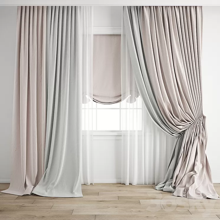 Curtain 604 3D Model