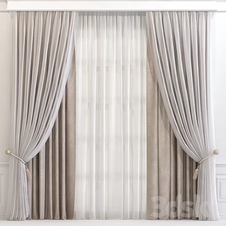 Curtain 606 3D Model