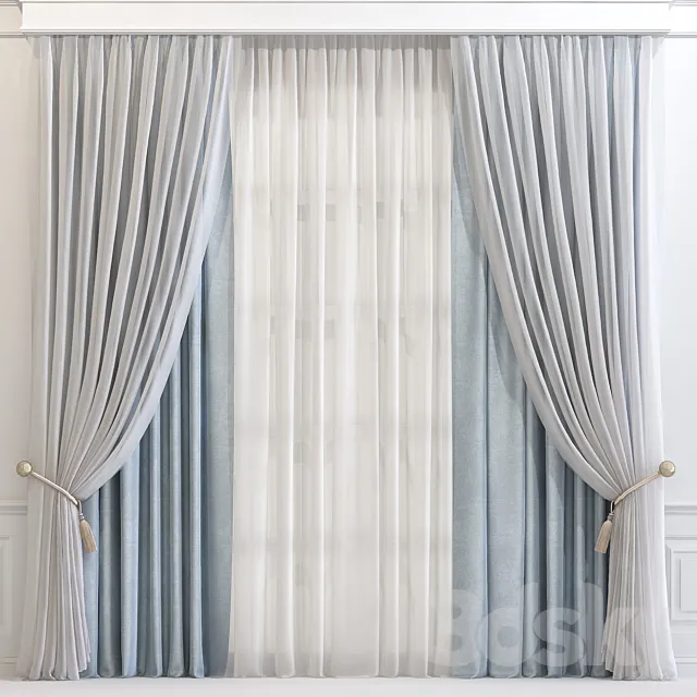 Curtain 607 3D Model