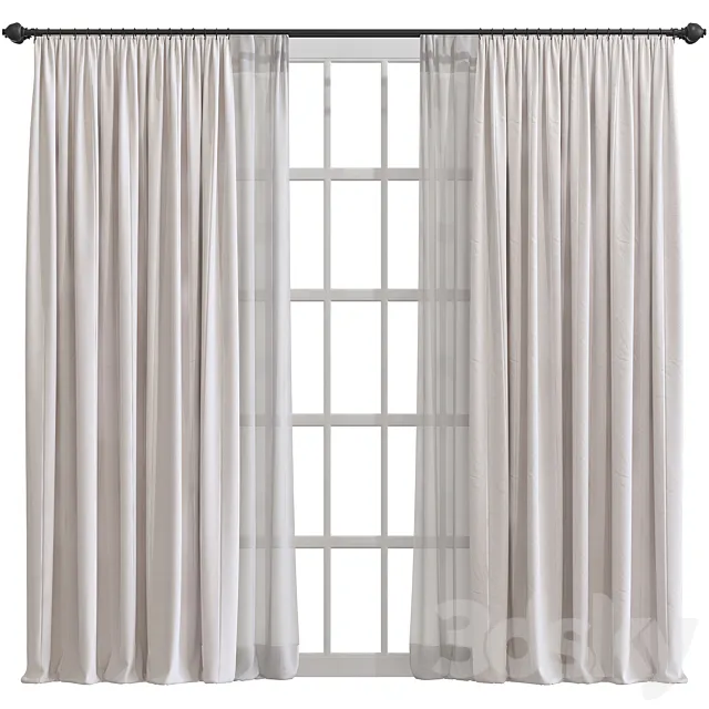 Curtain #608 3D Model
