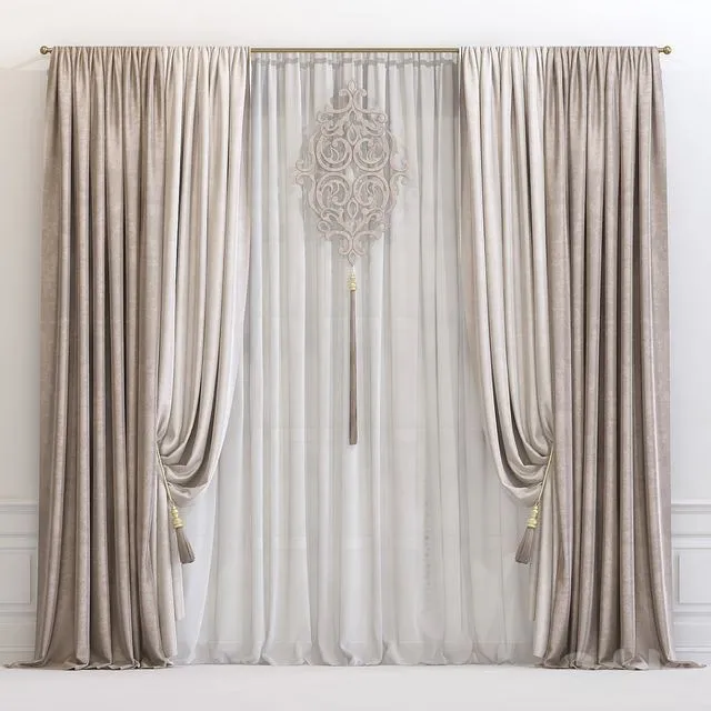 Curtain 609 3D Model