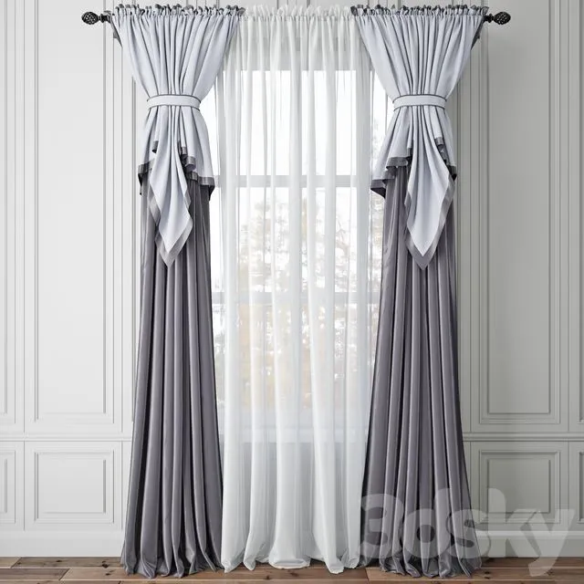 Curtain 62 3D Model